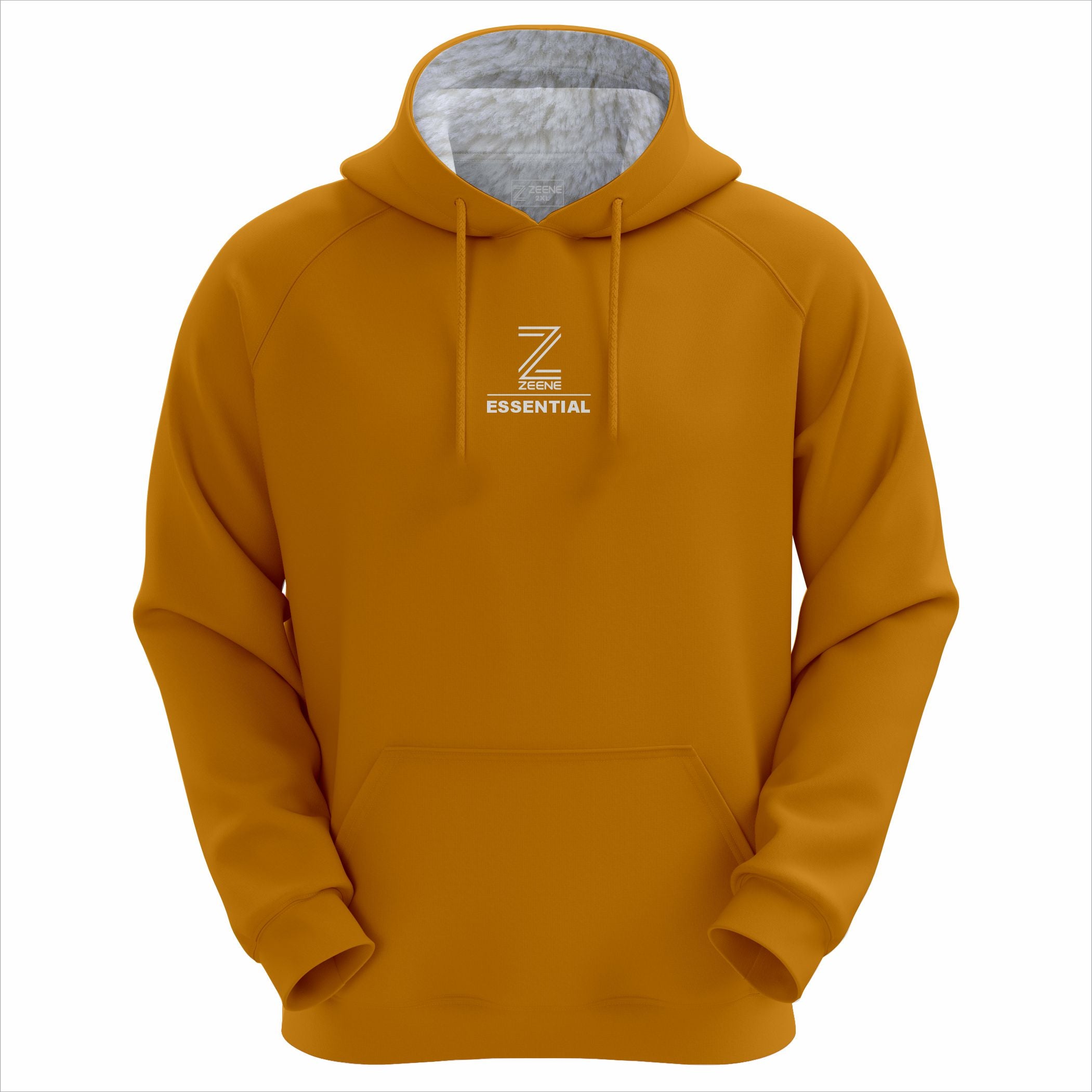 Zeene Essential Premium Hoodie | Mustard Gold Main image