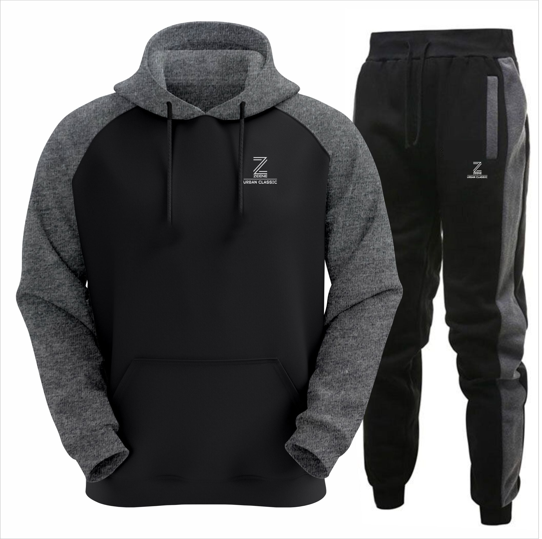 Zeene Urban Classic Tracksuit | Premium Cotton Fleece Set