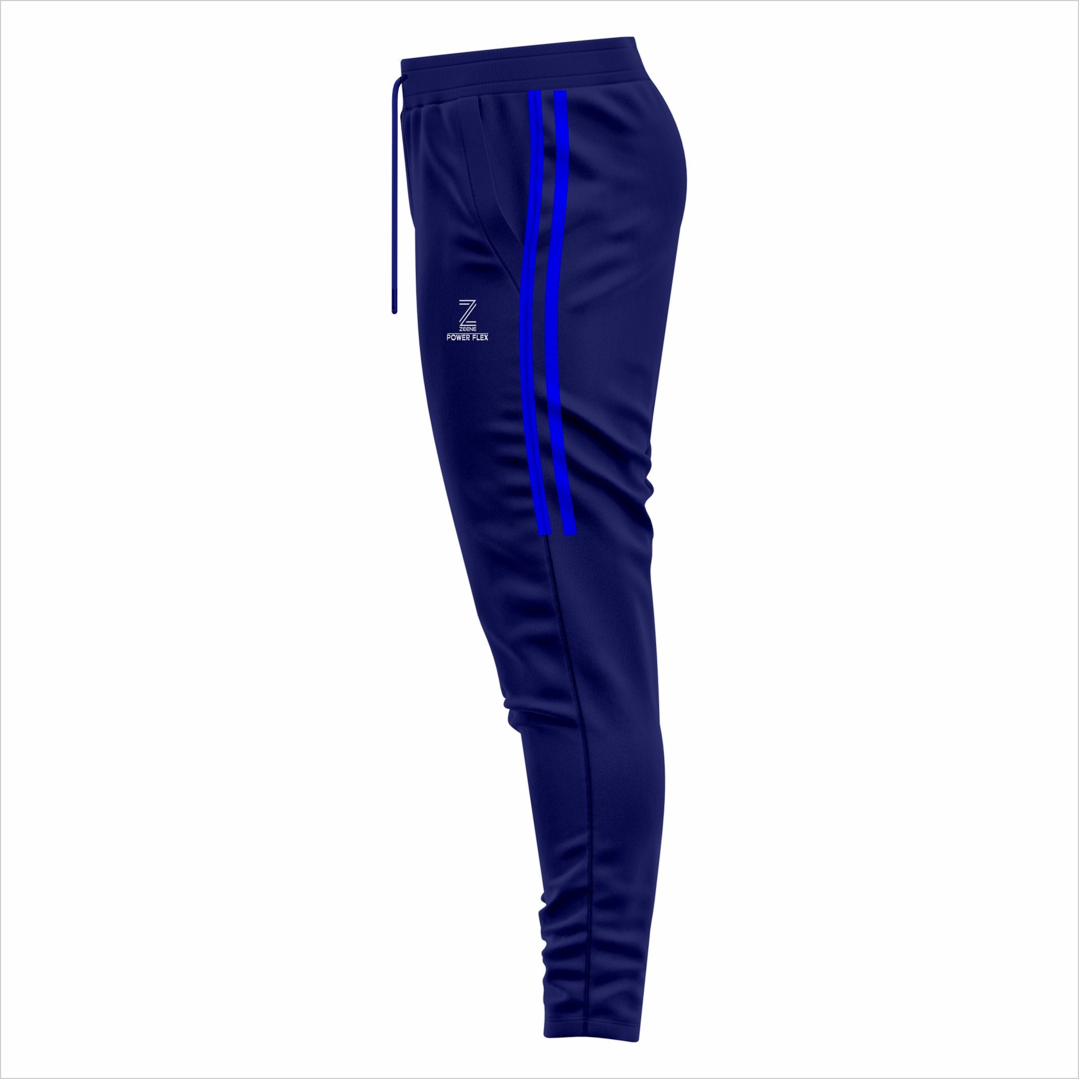 Zeene Power Flex Navy Blue Joggers