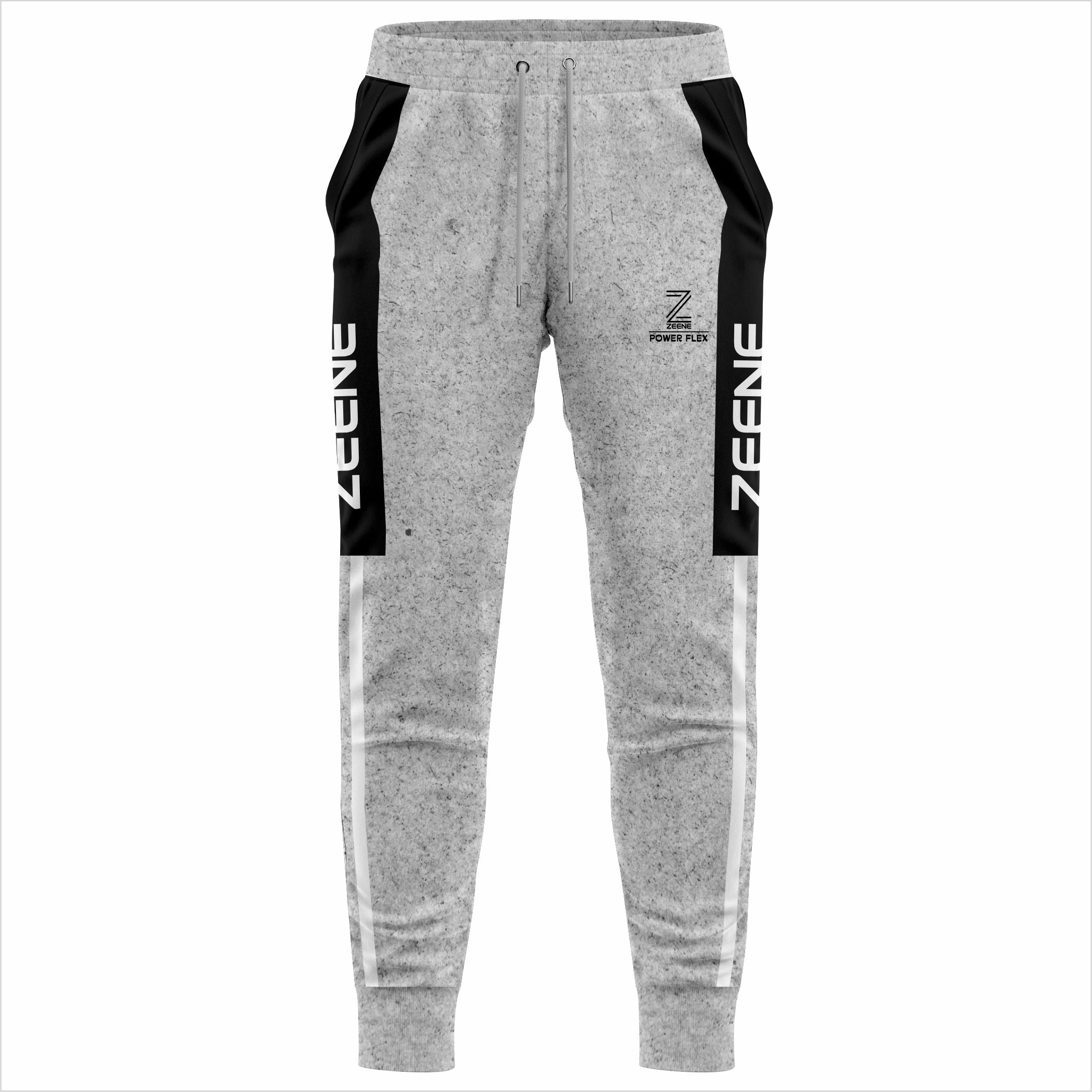 Zeene Power Flex Heather Grey Joggers Main image