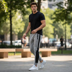 Zeene Power Flex Black Joggers