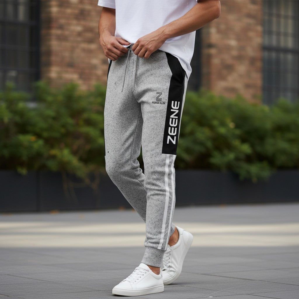 Zeene Power Flex Heather Grey Joggers Secondary image