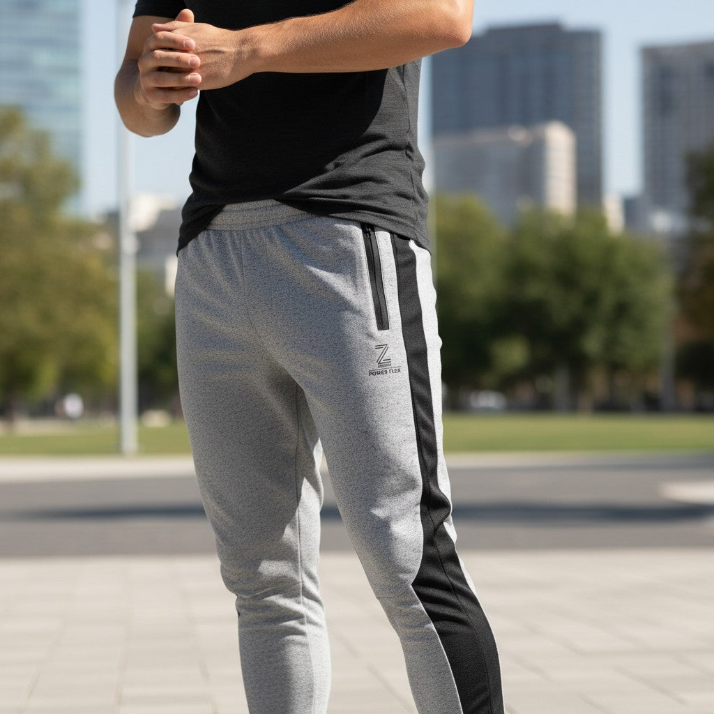 Zeene Power Flex Black Joggers Main image